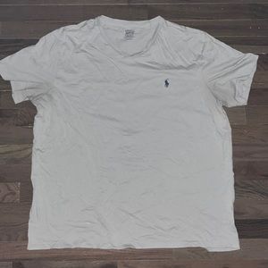 Polo By Ralph Lauren & Co V Neck Gray & Navy Blue Colorway